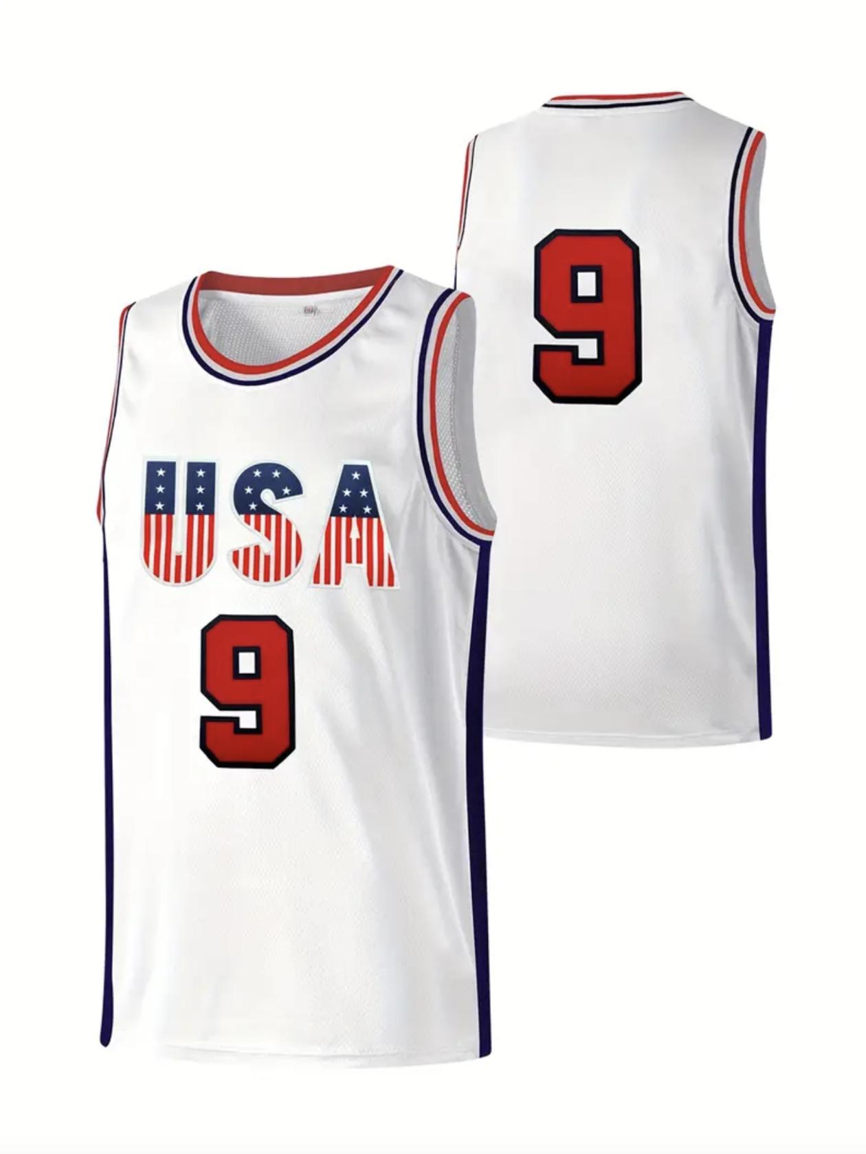 Champion USA BASKETBALL JORDAN 9 ユニフォーム USA Basketball Vintage Champion Jersey #9 Jordan size Extra